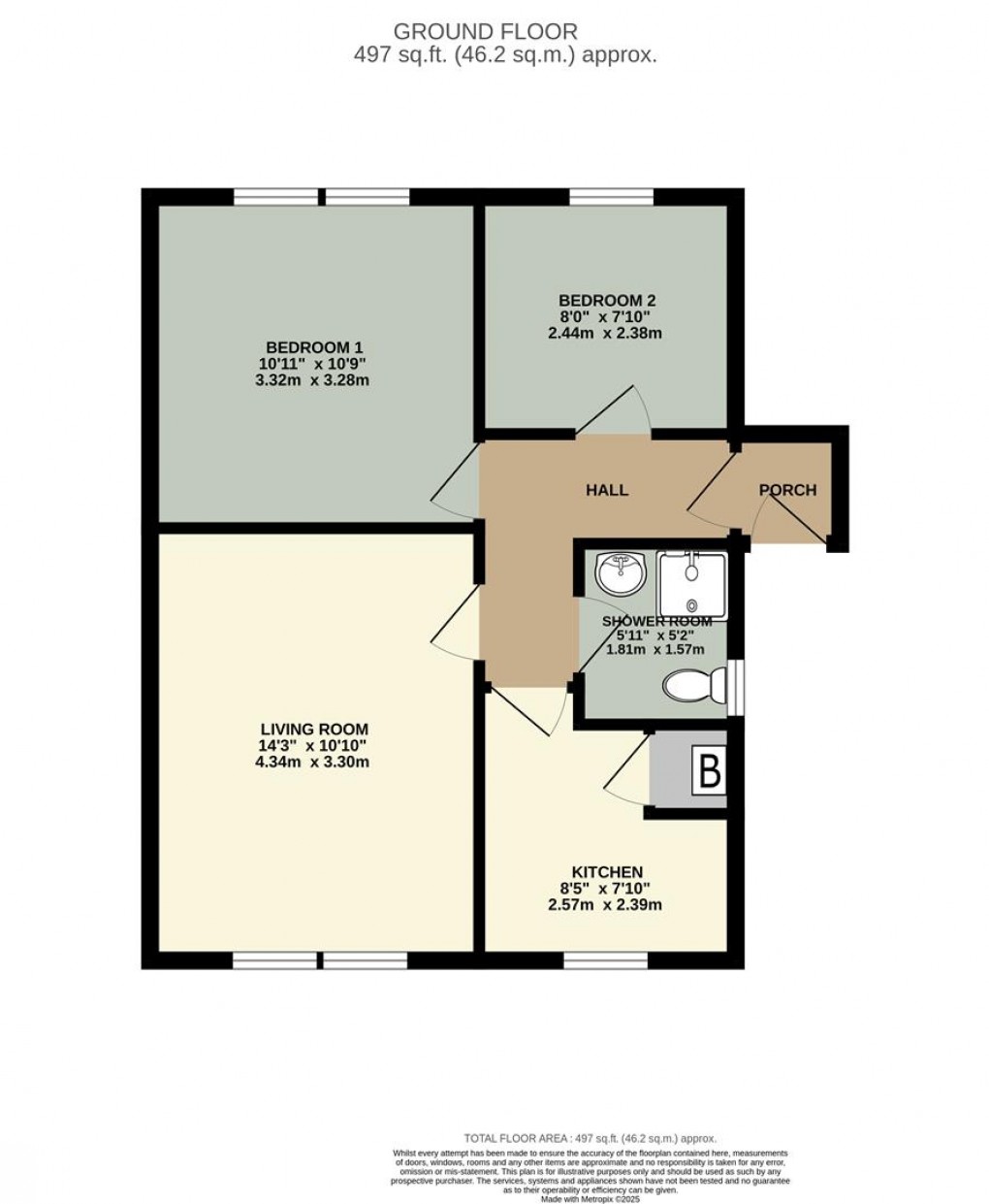 Floorplan for Glasson Court, Penrith
