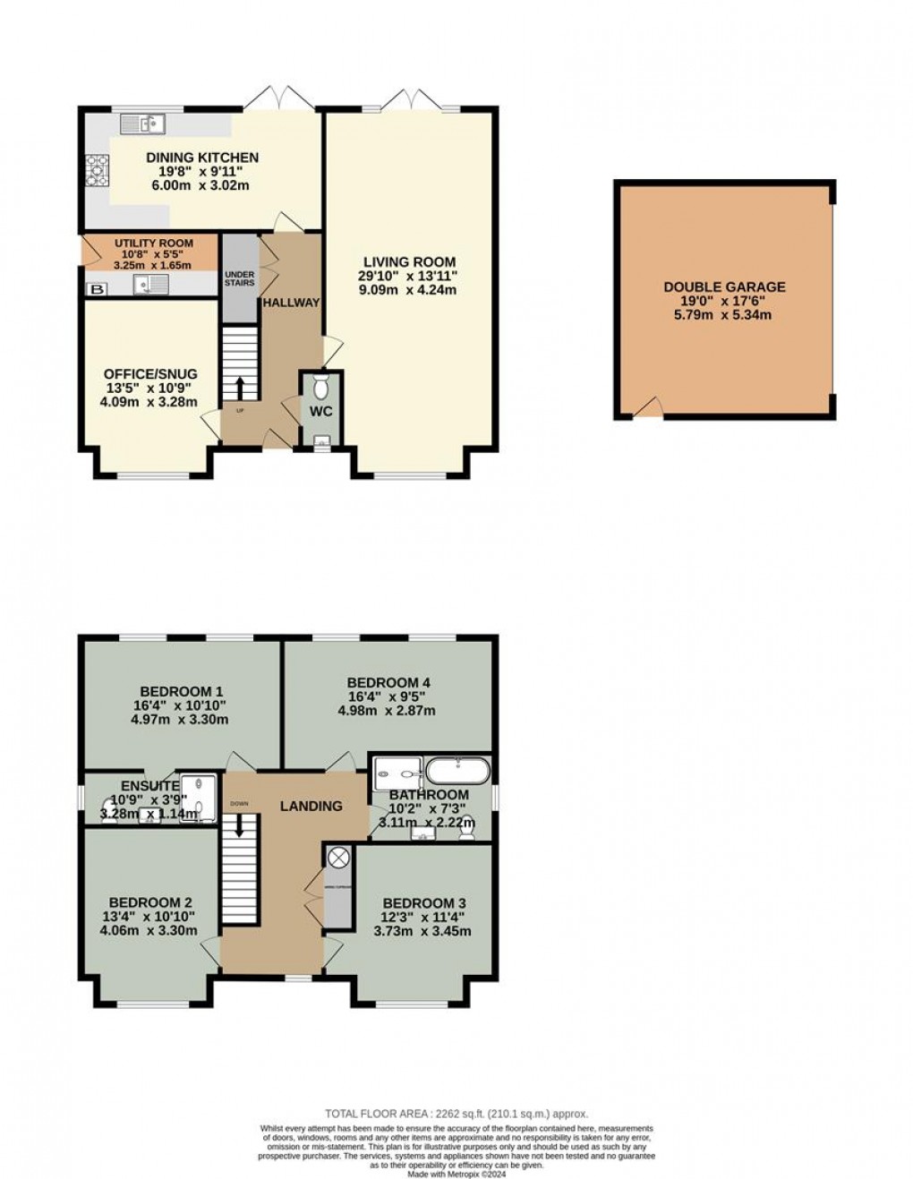 Floorplan for Goldington Drive, Bongate Cross, Appleby-In-Westmorland