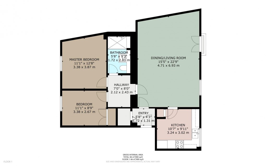 Floorplan for Albert Court, Penrith