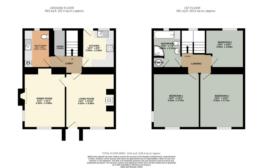 Floorplan for Temple Sowerby, Penrith