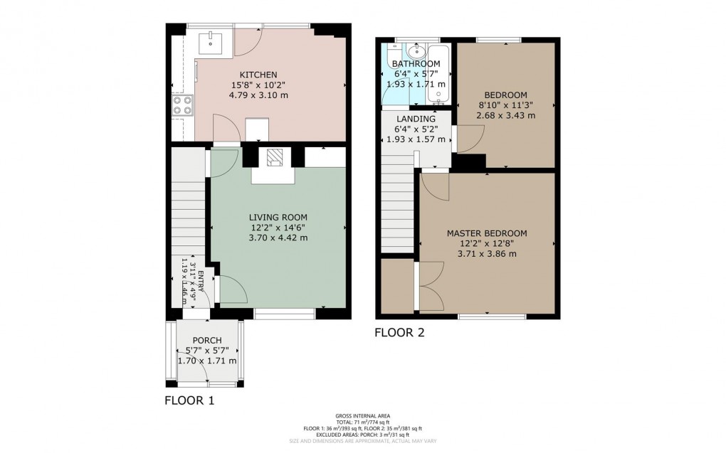 Floorplan for Howard Park, Greystoke, Penrith