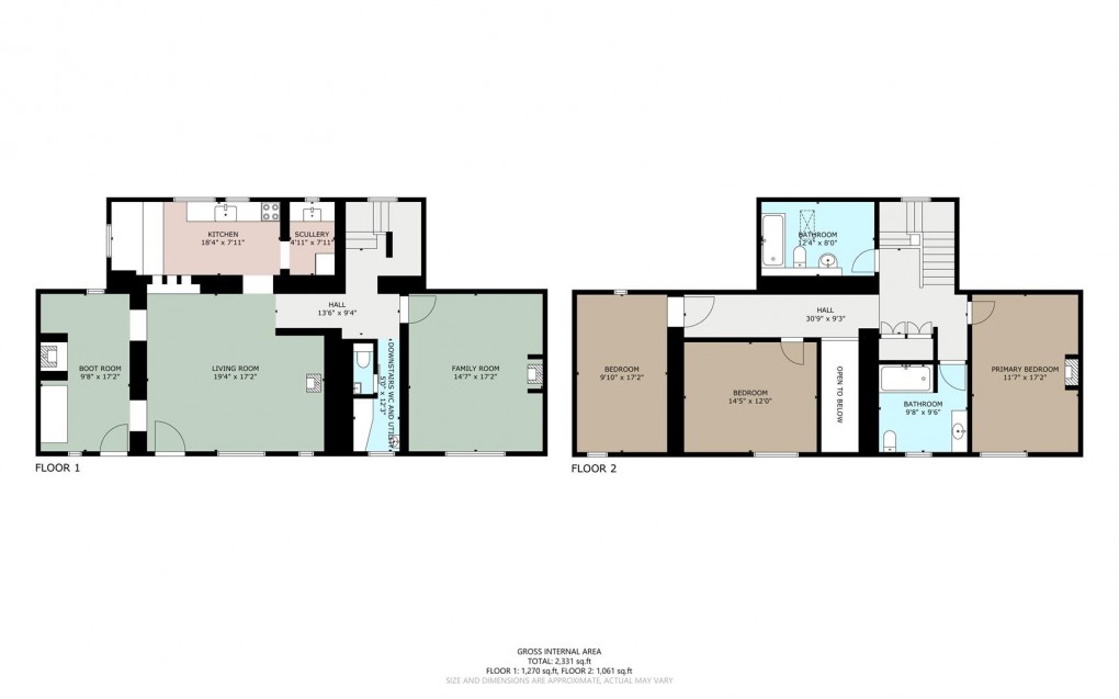 Floorplan for Hesket Newmarket, Wigton