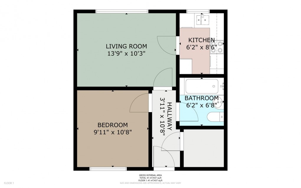 Floorplan for Long Marton, Appleby-In-Westmorland