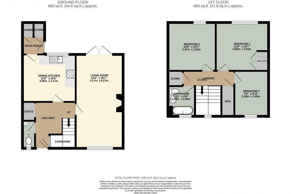 Floorplan for Croft Place, Temple Sowerby, Penrith