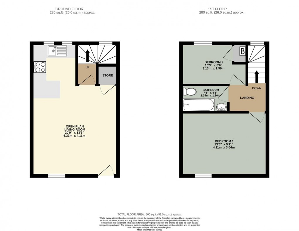 Floorplan for West Lane, Penrith