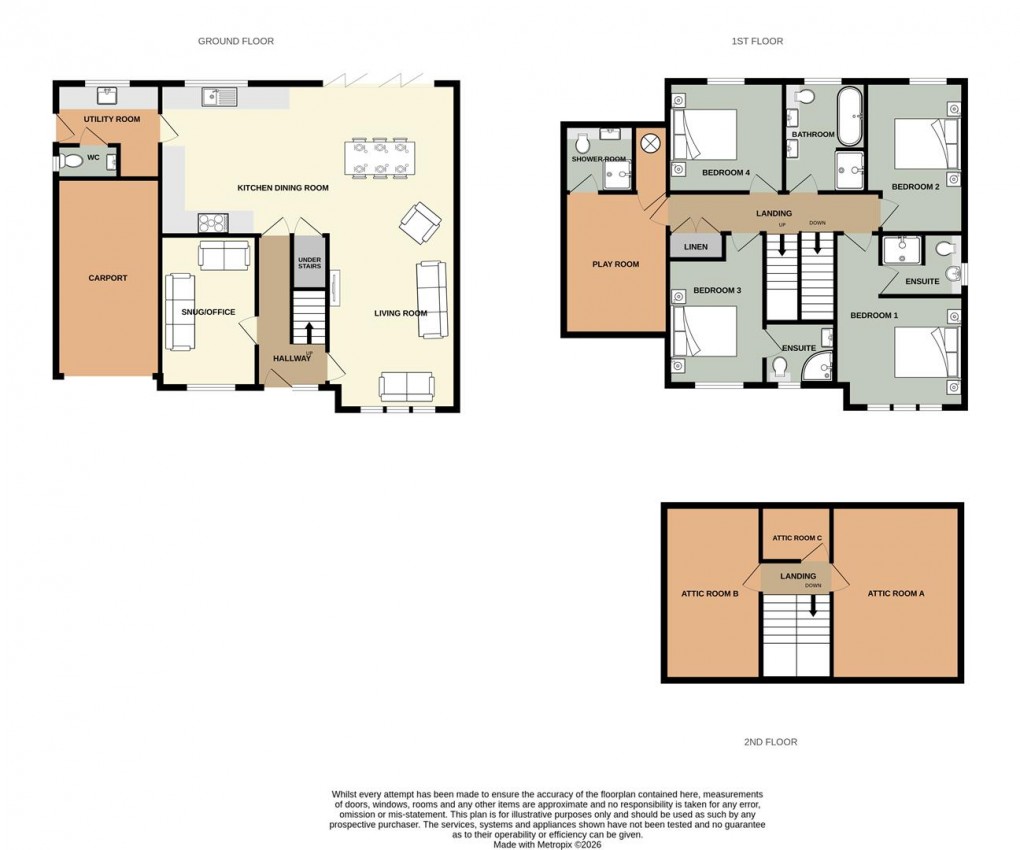 Floorplan for Joiners Close, Newbiggin, Penrith