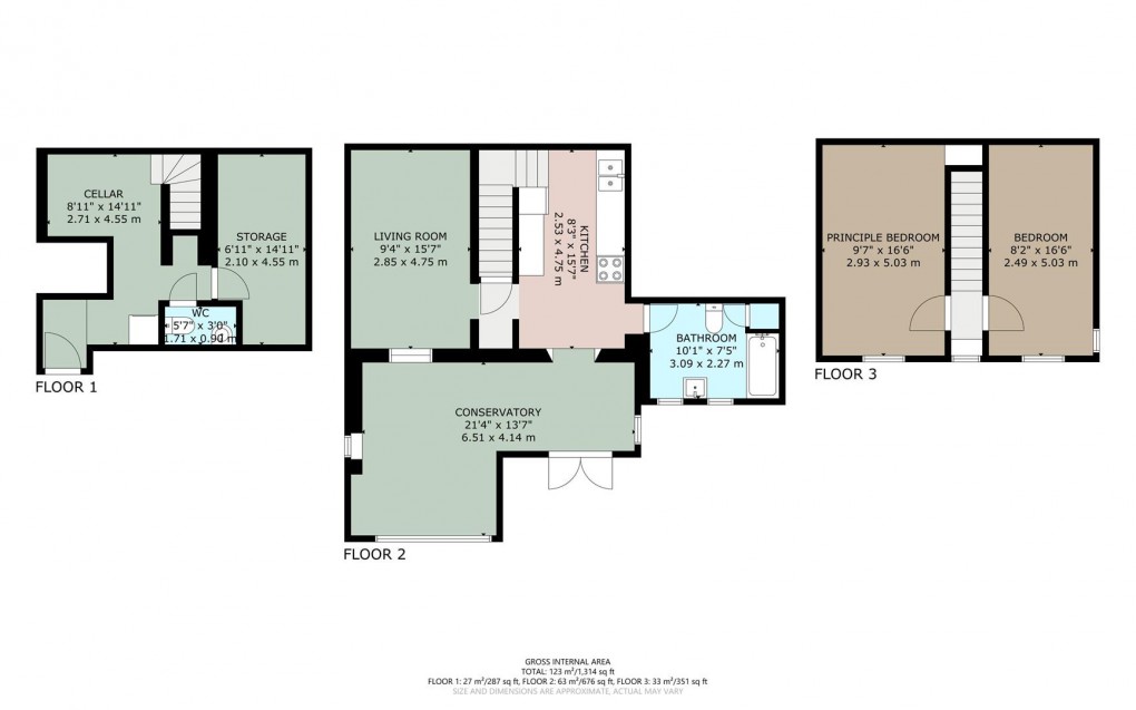Floorplan for Benson Row, Penrith