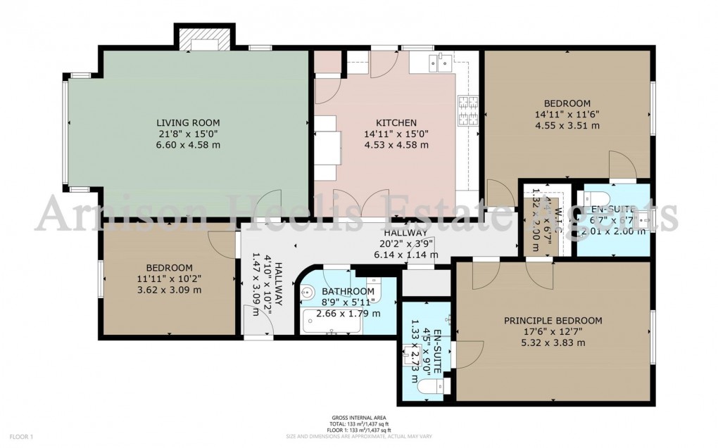 Floorplan for Beacon Edge, Penrith