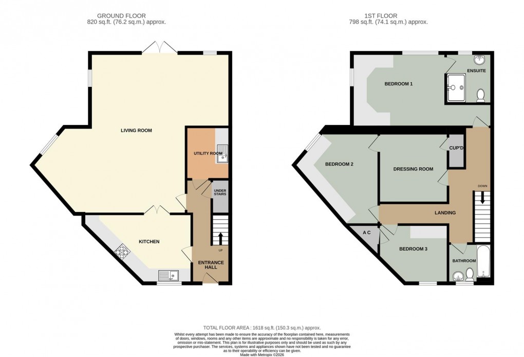 Floorplan for Norfolk Place, Penrith