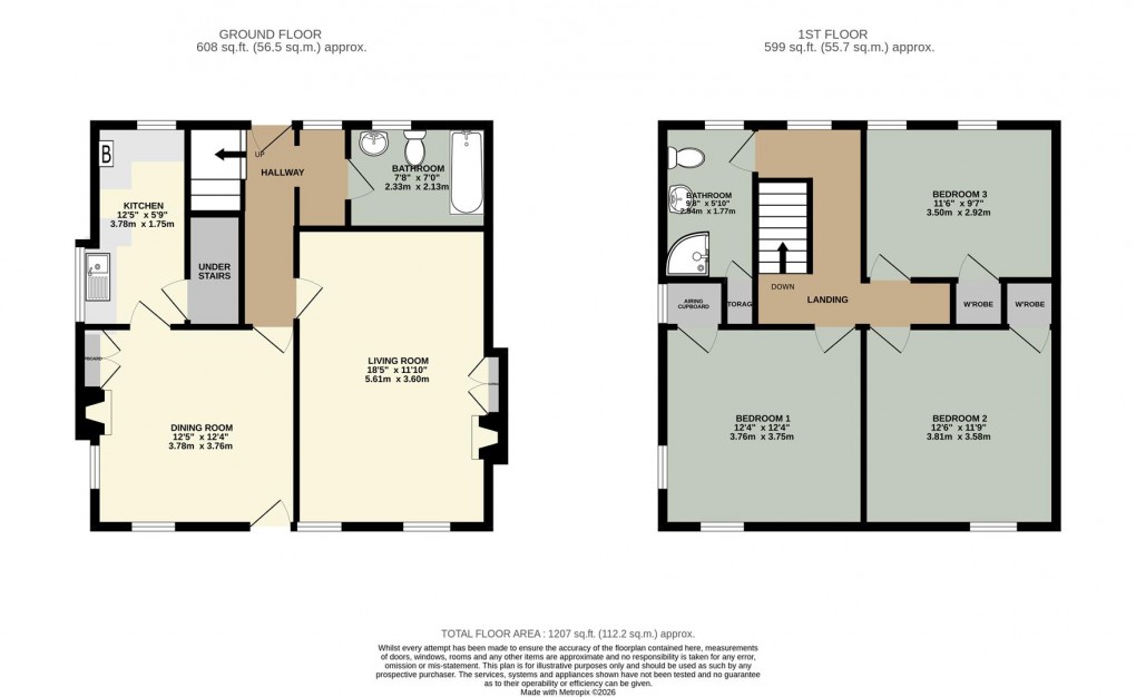Floorplan for Great Dockray, Penrith