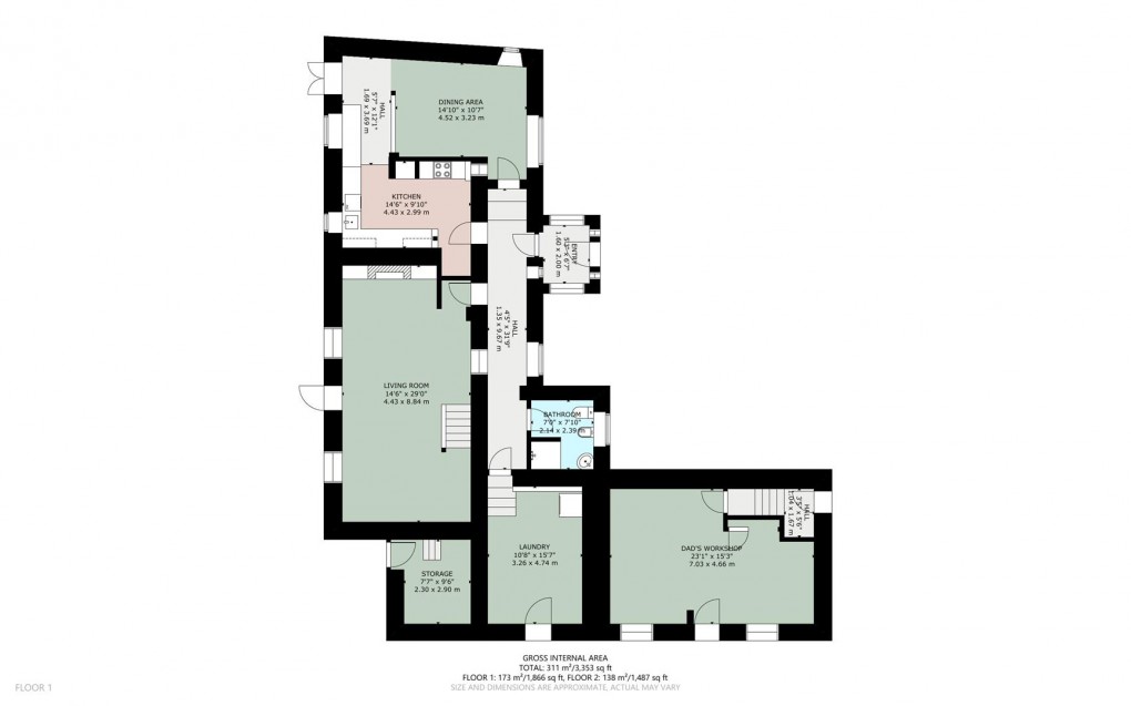 Floorplan for Ellonby, Penrith