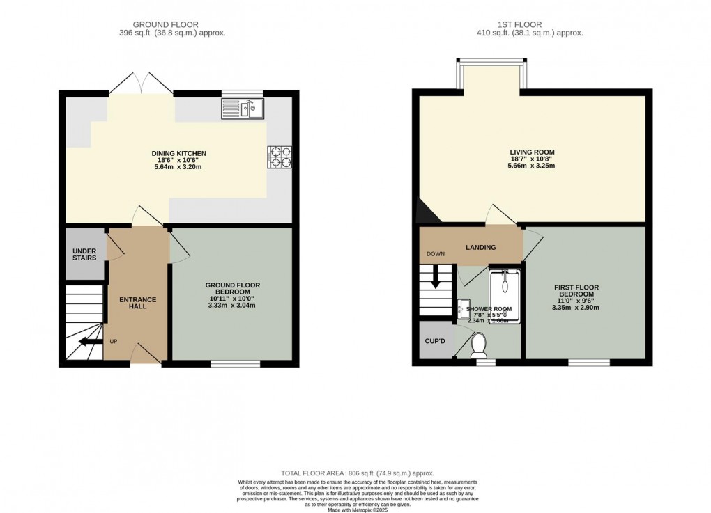 Floorplan for Riverside Court, Appleby-In-Westmorland