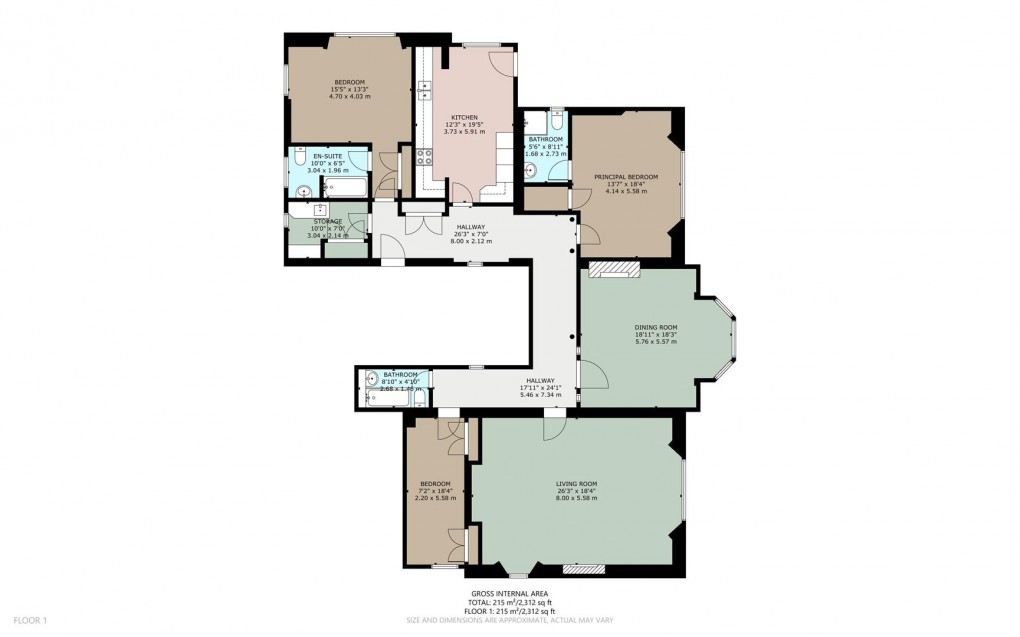 Floorplan for Fell Lane, Penrith