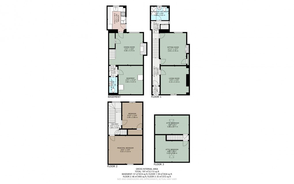 Floorplan for Wordsworth Street, Penrith