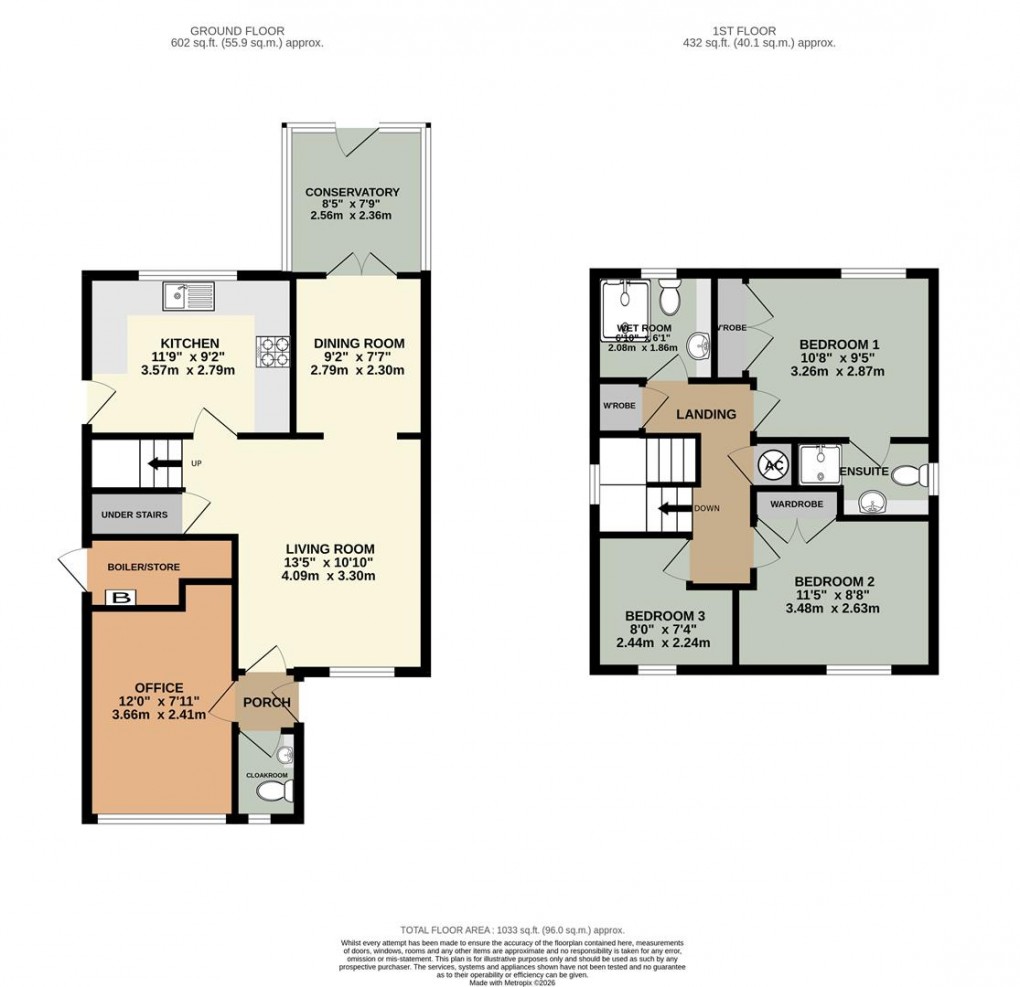 Floorplan for Macadam Gardens, Penrith