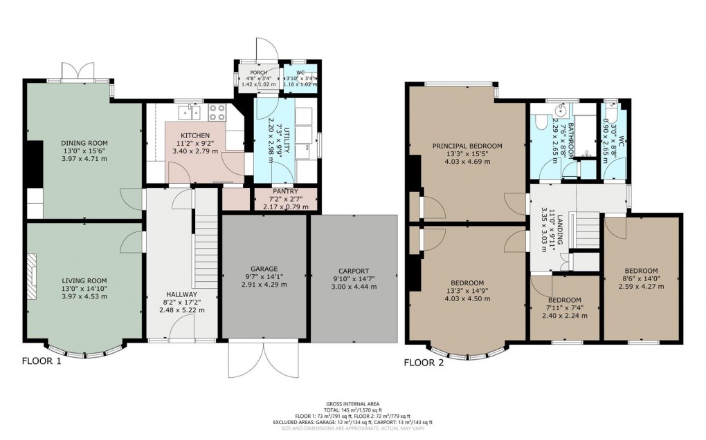 Floorplan for Croft Avenue, Penrith