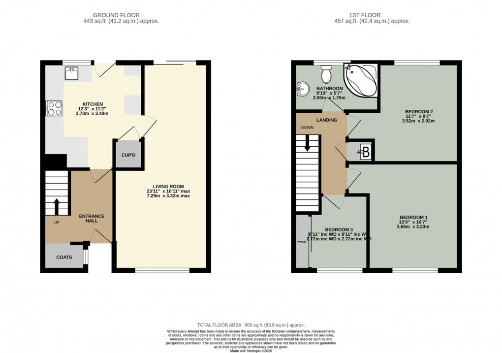 Floorplan for Macadam Way, Penrith
