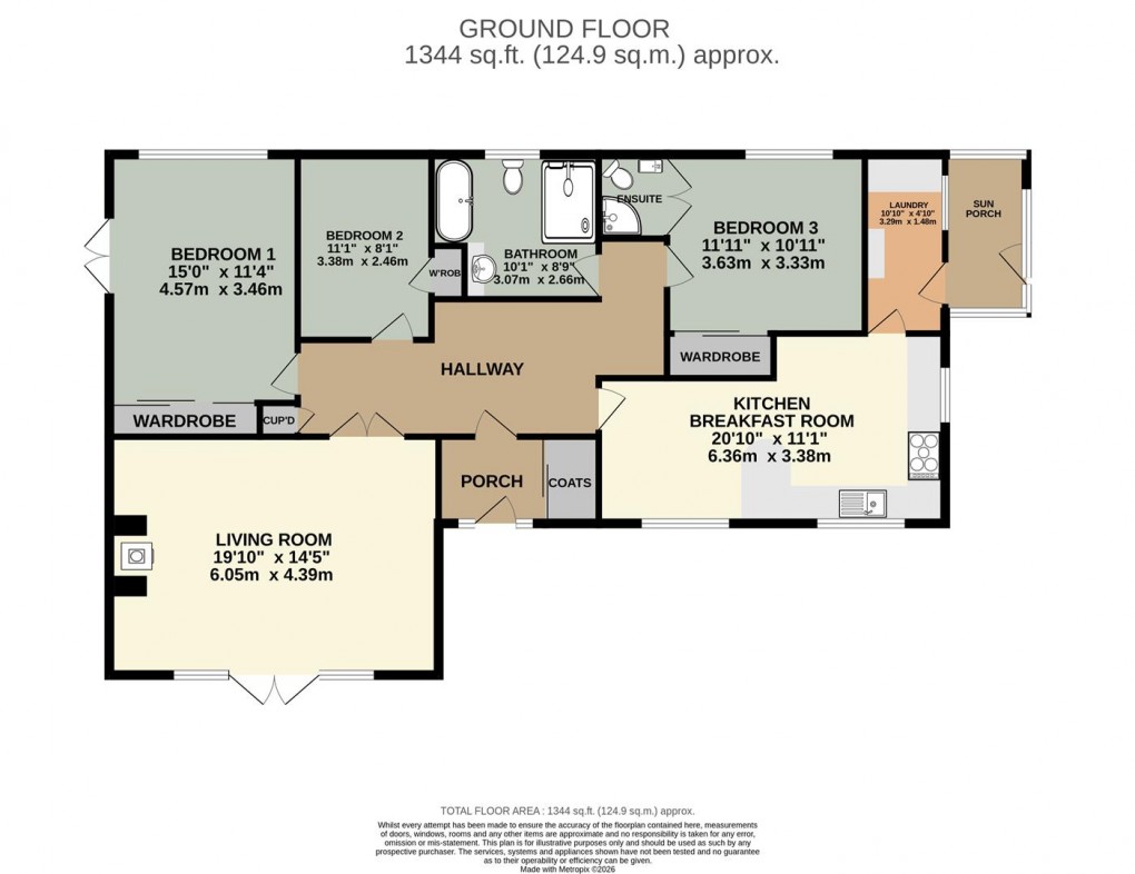 Floorplan for Ruckcroft, Armathwaite, Carlisle