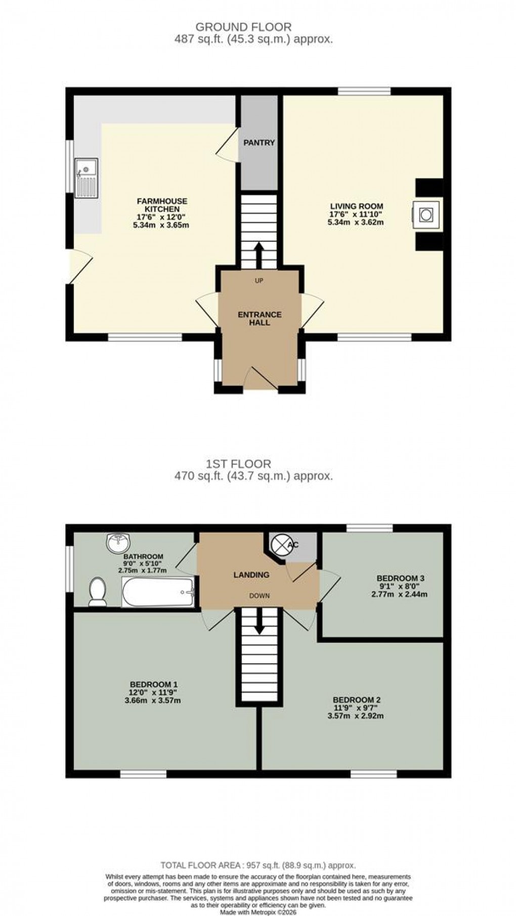 Floorplan for Calthwaite, Penrith