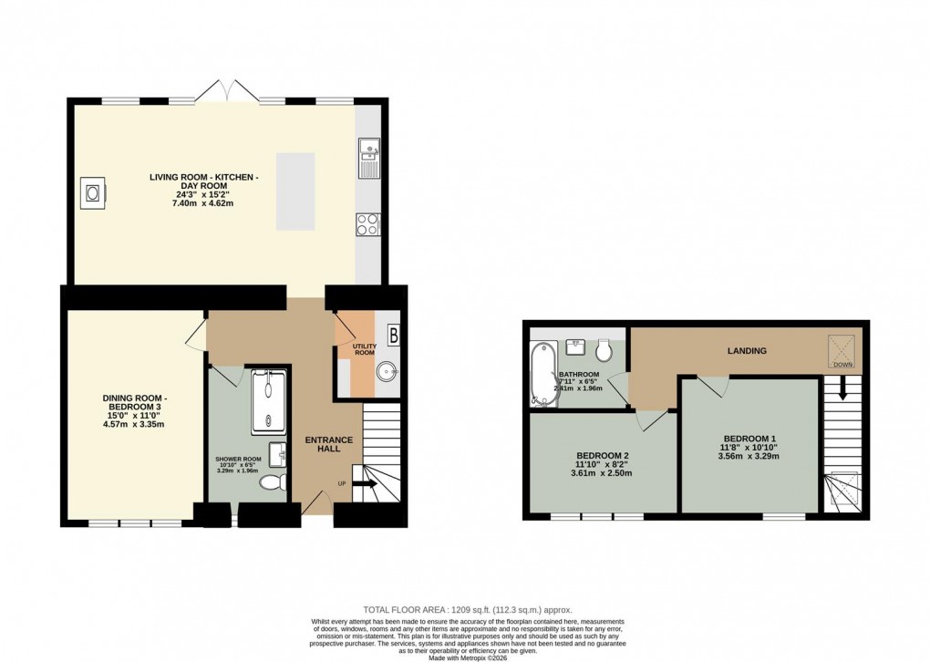 Floorplan for Bolton, Appleby-In-Westmorland