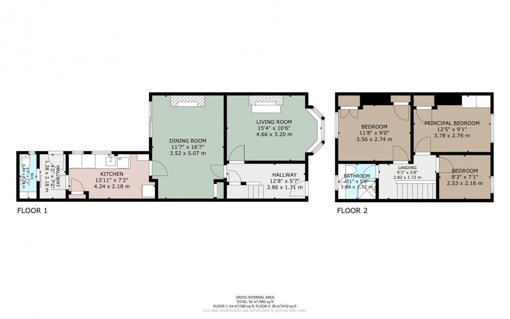 Floorplan for Croft Avenue, Penrith