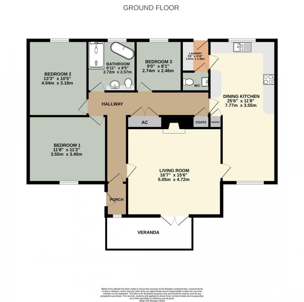 Floorplan for Fairybead Park, Stainton, Penrith