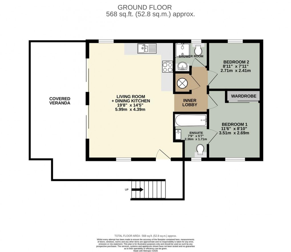 Floorplan for Yanwath, Penrith