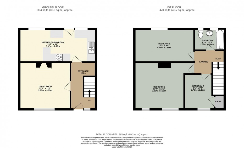 Floorplan for Askham Crescent, Penrith