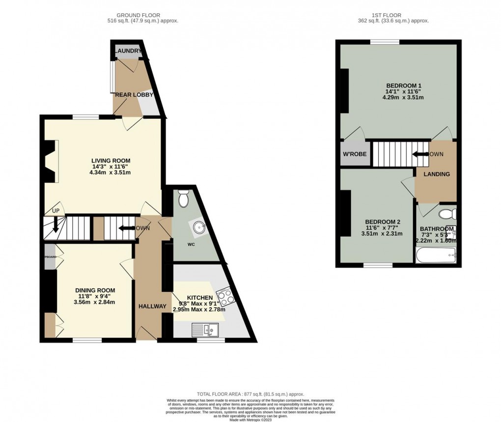 Floorplan for Alexandra Road, Penrith