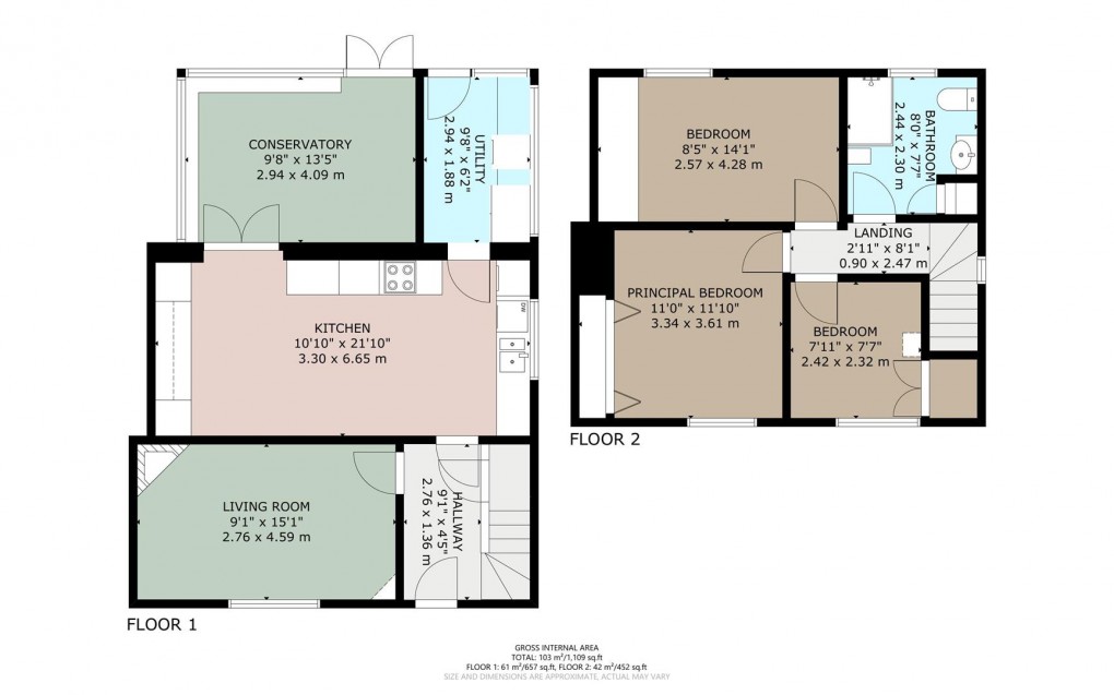 Floorplan for Greystoke Road, Penrith