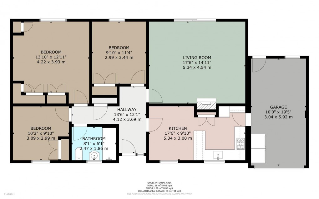 Floorplan for White Ox Way, Penrith
