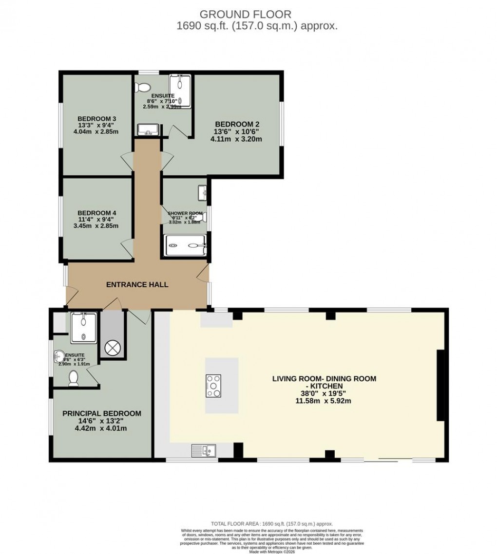 Floorplan for Greystoke, Penrith