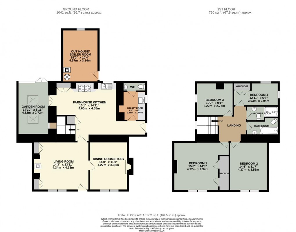 Floorplan for Dacre, Penrith